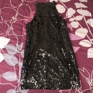 Sequin Black Dress